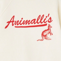 ◆키즈◆24FW 키즈 애니멀리 샤크 맨투맨 아이보리 F24023 221FU