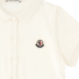 ◆키즈◆24SS 키즈 로고 패치 원피스 화이트 8I000 11 8496F 034