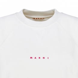 ◆키즈◆25SS 키즈 로고 맨투맨 화이트 M01408 M00V0 0M100