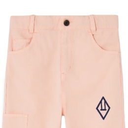 ◆키즈◆24FW 키즈 로고 카고 팬츠 로즈 F24053 137GC