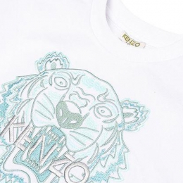 ◆키즈◆21FW 키즈 타이거 자수 스웨트 셔츠 맨투맨 화이트 K15067 103