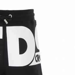 ◆키즈◆여성 로고 빅 프린팅 하프 팬츠 블랙 027615 110-51