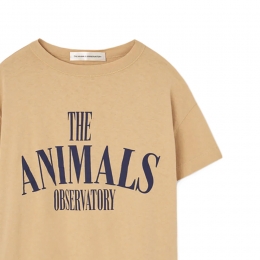 ◆키즈◆키즈 로고 레터링 펍피쉬 티셔츠 소프트브라운 S26001 077DW