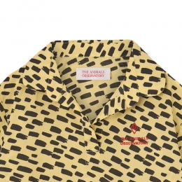 ◆키즈◆25SS 키즈 로고 몽키 폴로 티셔츠 옐로우 S25061 247BD