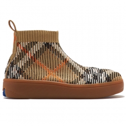 ◆키즈◆25SS 여성 체크 삭스 스니커즈 베이지 8099962