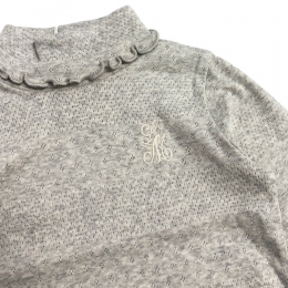 ◆키즈◆키즈 쟈발리 터틀넥 티셔츠 라이트그레이 25F_T0270 LIGRE