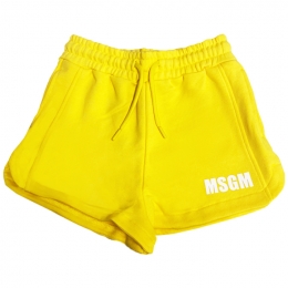 ◆키즈◆25SS 여성 로고 프린팅 코튼 숏팬츠 옐로우 S5MSJGSH095 MS009