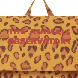 ◆키즈◆22FW 키즈 레오파드 백팩 옐로우 F22093 099DF