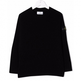 ◆키즈◆21FW 키즈 와펜 니트 블랙 7516505D2 V0029