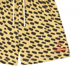 ◆키즈◆25SS 키즈 로고 몽키 숏 팬츠 옐로우 S25080 247BD