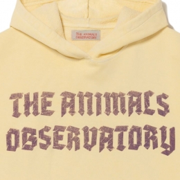 ◆키즈◆22FW 키즈 레터링 로고 릴렉스핏 후드 조끼 옐로우 F22005 081EI