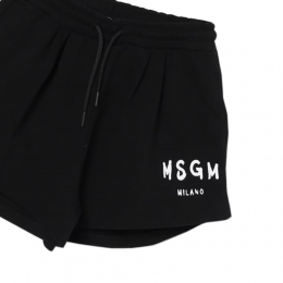 ◆키즈◆25SS 여성 로고 밴딩 프린트 버뮤다 숏팬츠 블랙 S5MSJGSH092 110