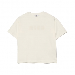키즈 로고 프린팅 반팔 티셔츠 오프화이트 S6MSJUTH151 002