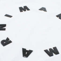 ◆키즈◆24SS 여성 라운드 로고 프린팅 티셔츠 화이트 M01069 M00L9 0M100