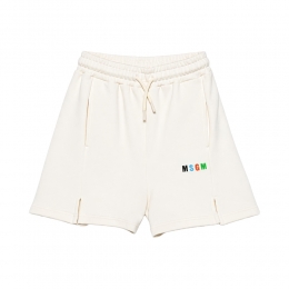 키즈 컬러 로고 버뮤다 팬츠 크림 S6MSJBBE235 013