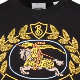 ◆키즈◆23SS 키즈 기사 로고 티셔츠 블랙 8064571