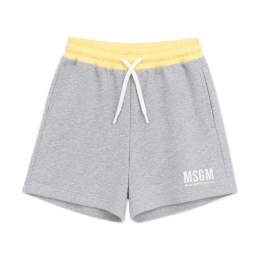 키즈 로고 프린팅 투톤 버뮤다 팬츠 그레이/레몬에이드 S6MSJBBE052 27103