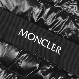 ◆키즈◆22FW 키즈 로고 패치 후드 믹스 패딩자켓 블랙 8G000 22 809D2 999