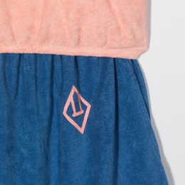 ◆키즈◆22SS 키즈 로고 투톤 투피스 핑크/블루 S22023 249AX