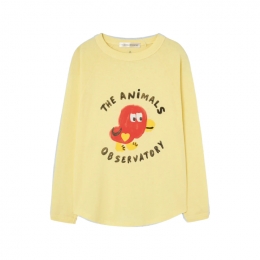 ◆키즈◆키즈 앤티터 롱슬리브 티셔츠 소프트옐로우 S26010 231FD