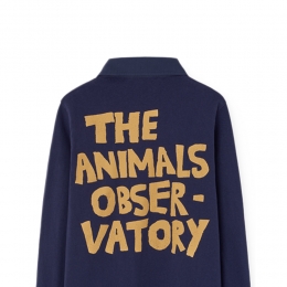 키즈 EEL 롱슬리브 폴로 티셔츠 딥블루 S26192 234BL