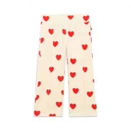 ◆키즈◆키즈 하트 패턴 벨루어 팬츠 화이트 26130136 10