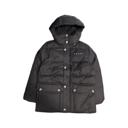 ◆당일◆키즈 로고 후드 패딩자켓 블랙 M01558 M00LY 0M900