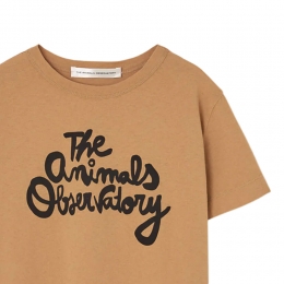 ◆키즈◆키즈 루스터 반팔 티셔츠 카멜 S26188 035BG