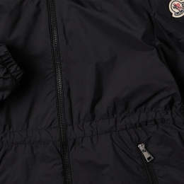 키즈 웨테 WETE 로고 패치 백 플리츠 후드자켓 블랙 1A000 84 53A5E 999