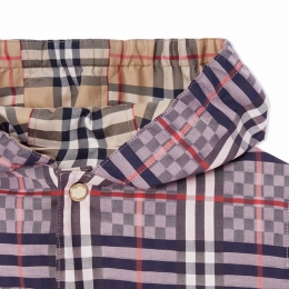 ◆키즈◆22SS 여성 리버시블 체크 자켓 아카이브베이지/퍼플 8047986