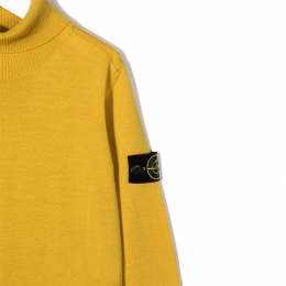 ◆키즈◆21FW 키즈 와펜 터틀넥 니트 옐로우 7516517A4 V0034
