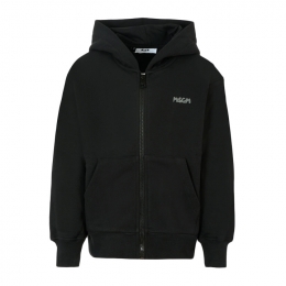 ◆키즈◆25FW 키즈 로고 프린트 후드집업 블랙 F5MSJUZH002 110