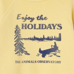 ◆키즈◆24FW 키즈 홀리데이 샤크 맨투맨 옐로우 F24023 317FO