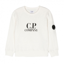 ◆키즈◆25FW 키즈 렌즈 와펜 로고 맨투맨 화이트 19CKSS034B 00LCA76 103