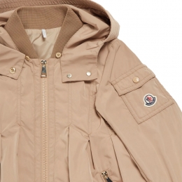 ◆키즈◆24SS 여성 ARILD 로고패치 후드 롱 자켓 베이지 1C000 11 5979X 202