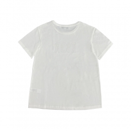 키즈 로고 티셔츠 아이보리 6SBM13TEEZ 013