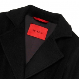 ◆키즈◆24SS 여성 벨티드 울 코트 블랙 MX0001 MX001 MX900