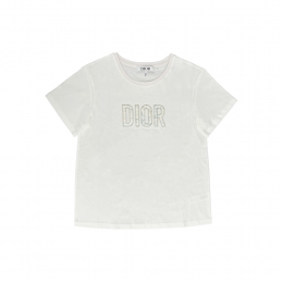 여성 로고 티셔츠 아이보리 6SBM13TEEK 013