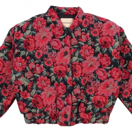 ◆키즈◆24FW 키즈 다마세나 자켓 레드 DAMASCENA JACKET ROSES TAPESTRY