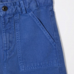 ◆키즈◆21FW 로고 프린트 스트레이트 진 로얄블루 F21070 003FN