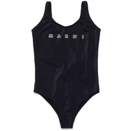 ◆키즈◆25SS 키즈 로고 스윔슈트 블랙 M01350 M00M2 0M900