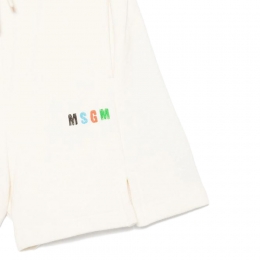 여성 컬러 로고 버뮤다 팬츠 크림 S6MSJBBE235 013