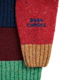 ◆키즈◆키즈 컬러블록 니트 집업 멀티 B225AC116 991