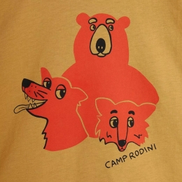 ◆키즈◆25SS 키즈 캠프로디니 애니멀 프린팅 티셔츠 베이지 25620100 13