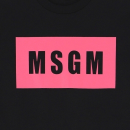 ◆키즈◆키즈 베이직 박스 로고 티셔츠 블랙 S4MSJUTH010 110