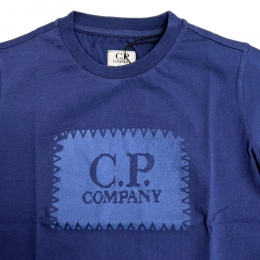 ◆키즈◆키즈 로고 라벨 프린팅 반팔 티셔츠 퍼플블루 20CKTS013B 00LAA17 878