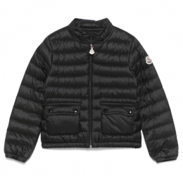 ◆키즈◆25SS 여성 LANS 로고 패치 패딩자켓 블랙 1A000 66 597YF 999