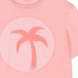 ◆키즈◆21SS 여성 팜 로고 티셔츠 핑크 602650 SQJF8 6640