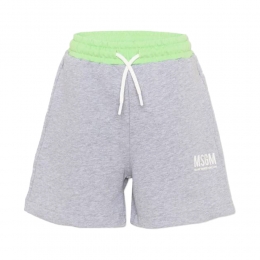 여성 로고 프린팅 투톤 버뮤다 팬츠 그레이/파라다이스 그린 S6MSJBBE052 27101