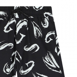 ◆키즈◆24SS 키즈 로고 패턴 숏팬츠 블랙 S4MSJBBE245 110